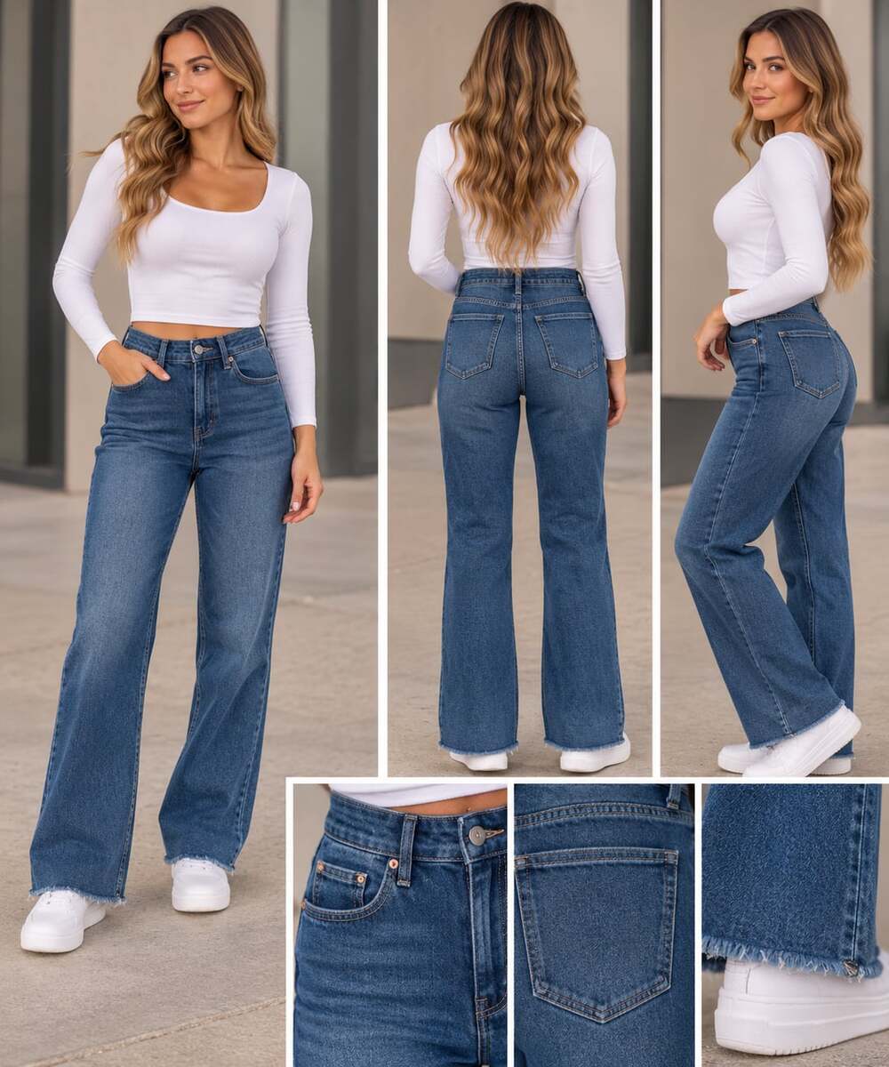 Old Navy Higher High Rise Flare Jeans Size 4 Blue Denim